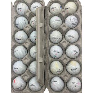 24-Pre-Owned Titleist Golf Balls Mixed Numbers & Models 102e